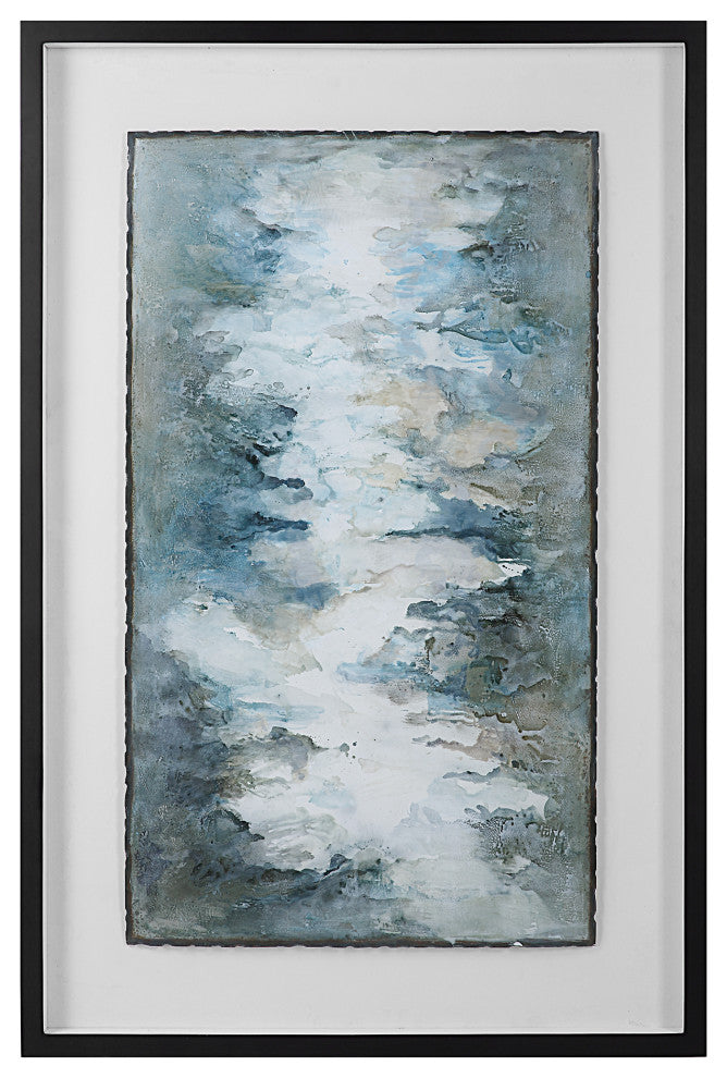 Uttermost LakeSide Grande Framed Abstract print