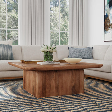 Chloe 48" Square Coffee Table