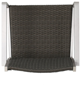 GDF Studio 5-Piece Coral Bay Outdoor Gray Wicker Bar Set, Wicker