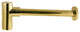 Kingston Brass Round Bottle Trap, Polished Brass