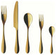 Degrenne Onde Gold Flatware Set | 5 Pieces