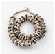Brown Chevron Kenya Cow Bone Beads Per String