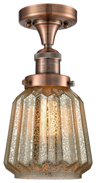 Innovations Lighting 517-1Ch-Ac-G146 1 Light Semi-Flush Mount