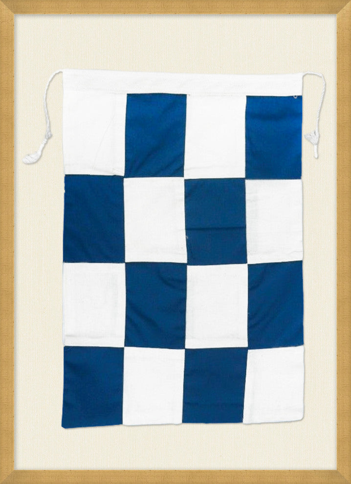Nautical Flag N, Shadowbox