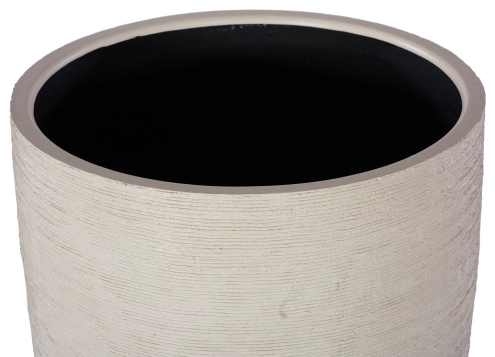 Flora Grande Planter, Cream