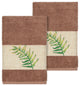 Zoe 2 Piece Embellished Hand Towel Set