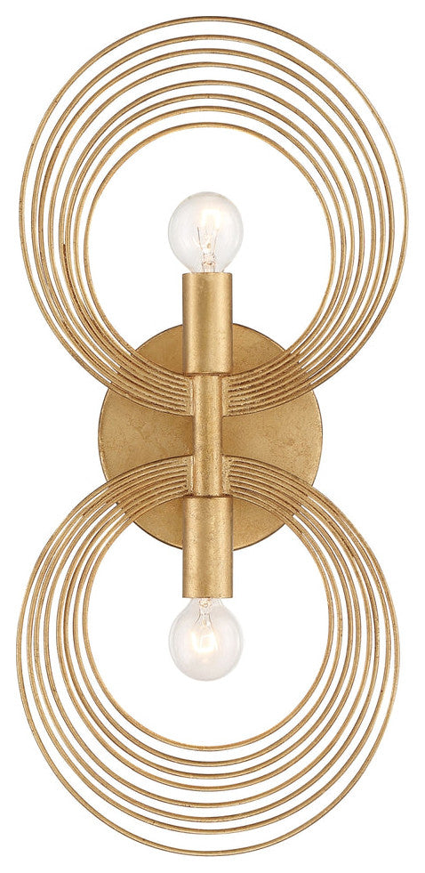 Crystorama Doral Two Light Wall Mount DOR-B7722-RG