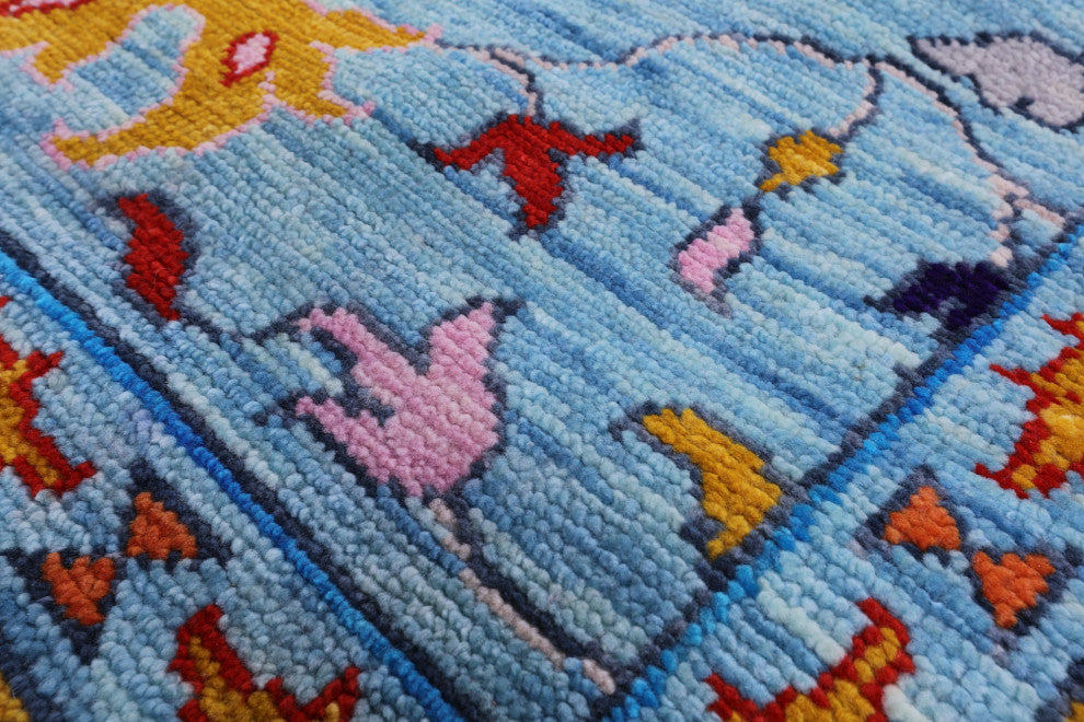 Turkish Oushak Hand-Knotted Wool Rug 12' 3" X 14' 11" - Q13351