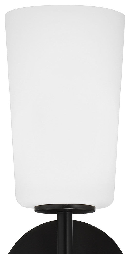 Colton 1 Light Black Wall Mount