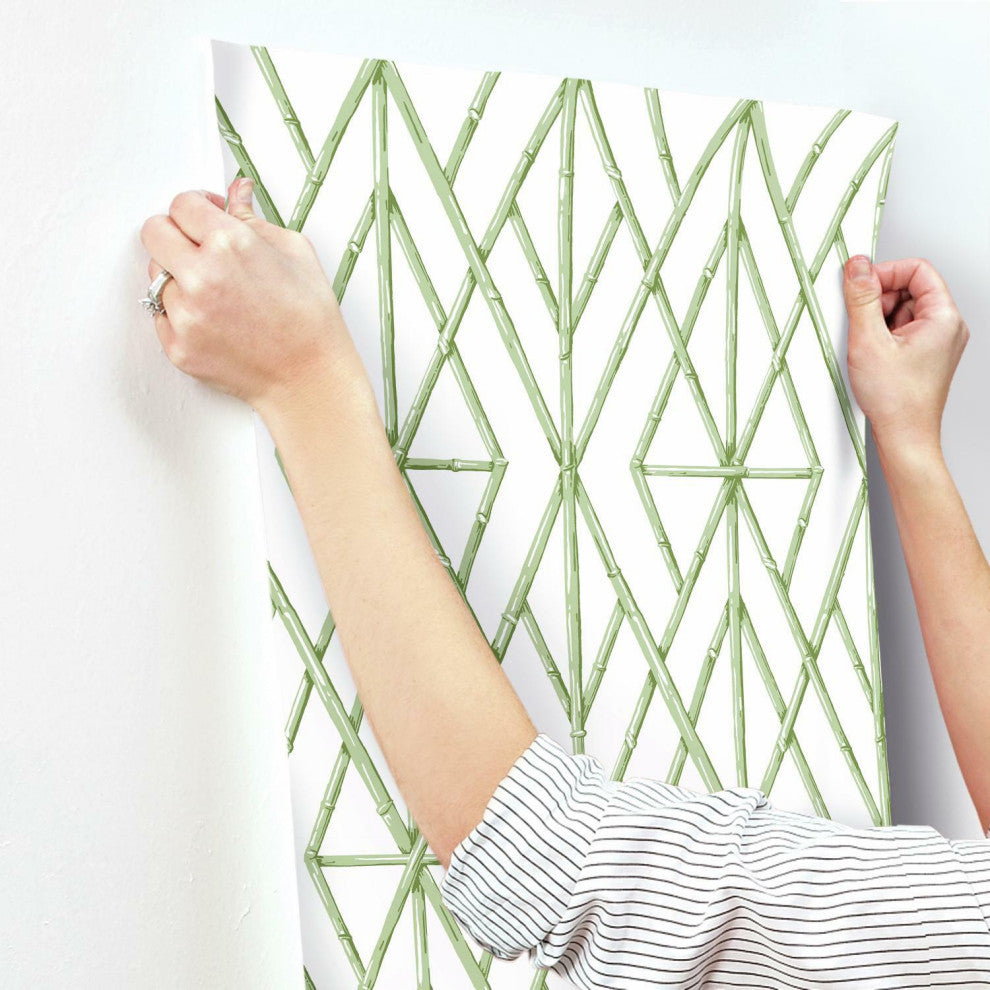 Riviera Bamboo Trellis Wallpaper