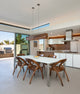 Aeris 54 - LED Linear Pendant, Wood: Oiled Walnut, Brushed Aluminum