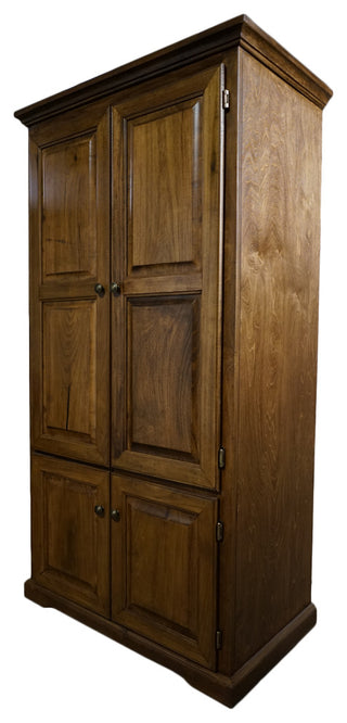 Double Wide Kitchen Pantry Cabinet, Havana Gold
