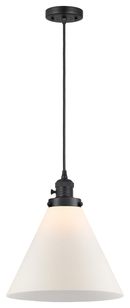 INNOVATIONS 201CSW-BK-G41-L 1-Light Mini Pendant Matte Black