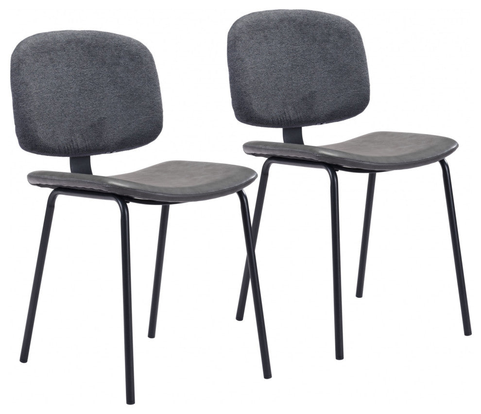 Worcester Dining Chair, Set of 2 Gray