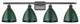 Innovations 516-4W-OB-MBD-75-GR-LED 4 Light Bath Vanity Light, Oil Rubbed Bronze