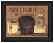 "Antiques and Primitives" By Pam Britton, Printed Wall Art, Black Frame