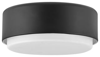 Hinkley Lighting 30073 Cedric 2 Light 12"W Flush Mount Drum - Black