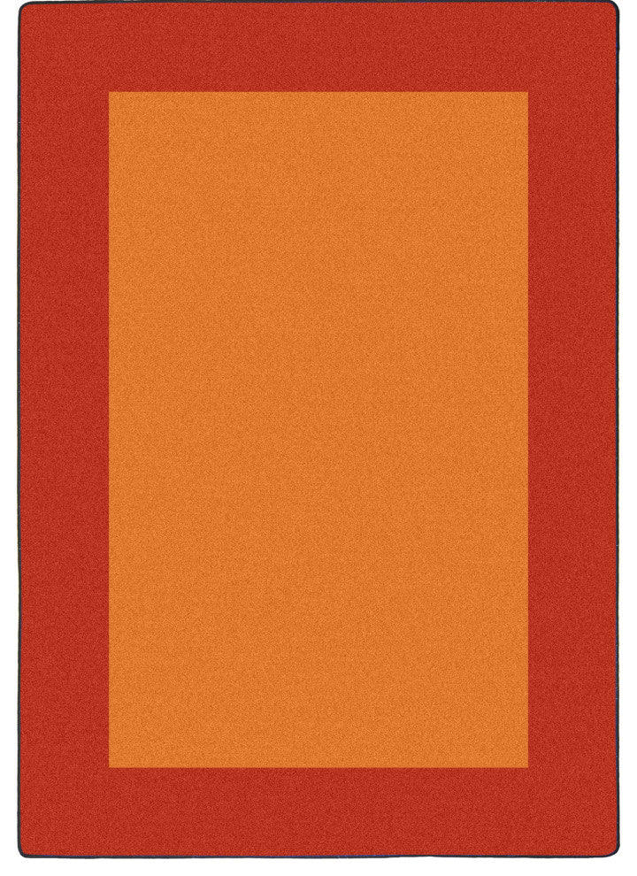 All Around Rug, Orange, Rectangle, 92"x64"
