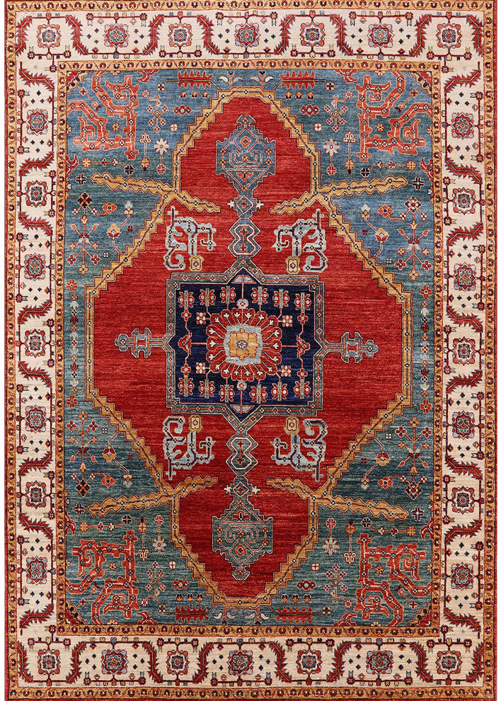 Ahgly Company Indoor Rectangle Mid-Century Modern Area Rugs, 7' x 10'