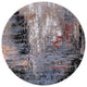 Ahgly Company Indoor Round Mid-Century Modern Area Rugs, 5' Round