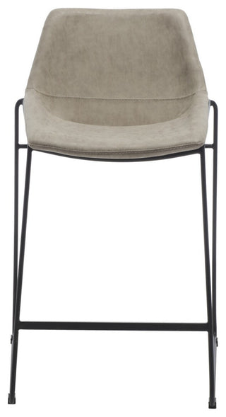 Safavieh Alexis Midcentury Counterstool, Stone/Black