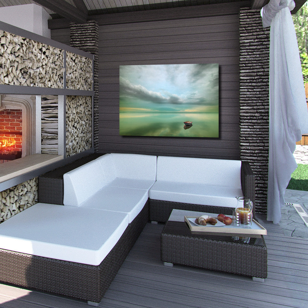 Indoor/Outdoor Wall Decor 'Calm' in ArtPlexi, 20"x30"