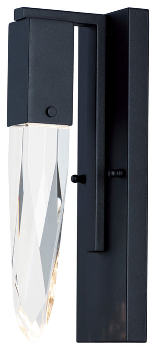 ET2 E31240-20 Quartz 15" Tall Integrated LED Bathroom Sconce - Black