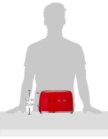 Smeg 2-Slice Toaster, Red