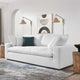 Commix Down Filled Overstuffed Sofa - Pure White