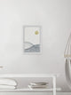 "Golden Moon" Framed Painting Print, 16"x24"
