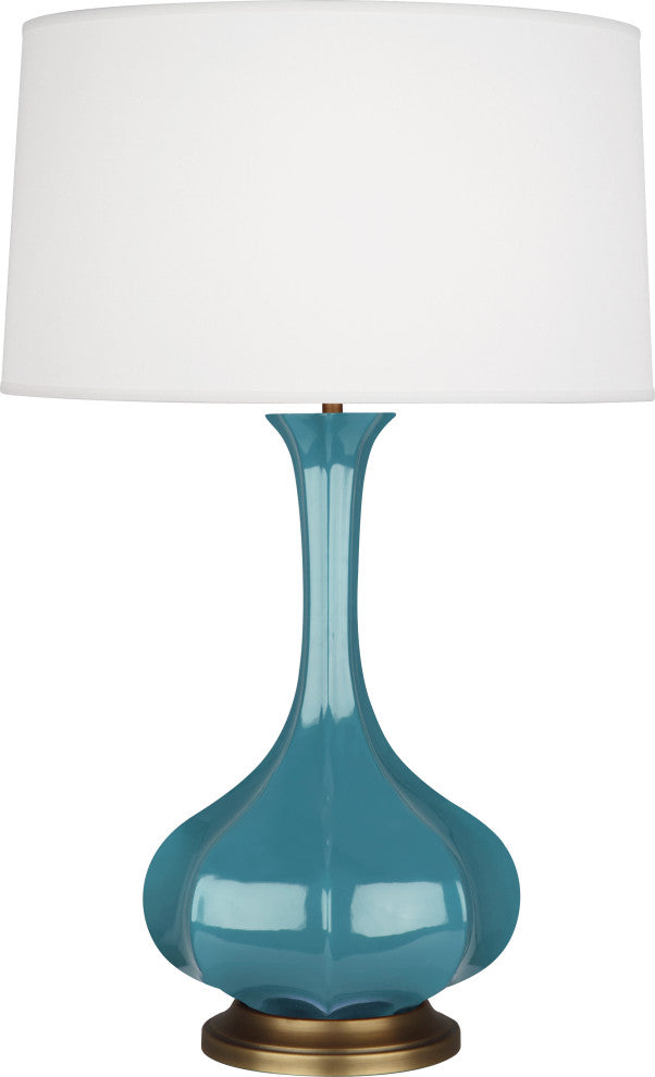 Pike Table Lamp, Steel Blue