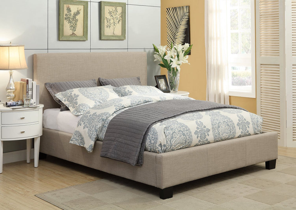 Modus Geneva Full St. Pierre Platform Bed, Toast