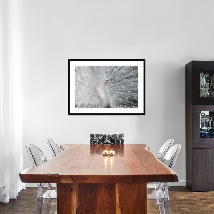 "As White As Snow" Framed Digital Print by Victoria Ivanova, 44x32"