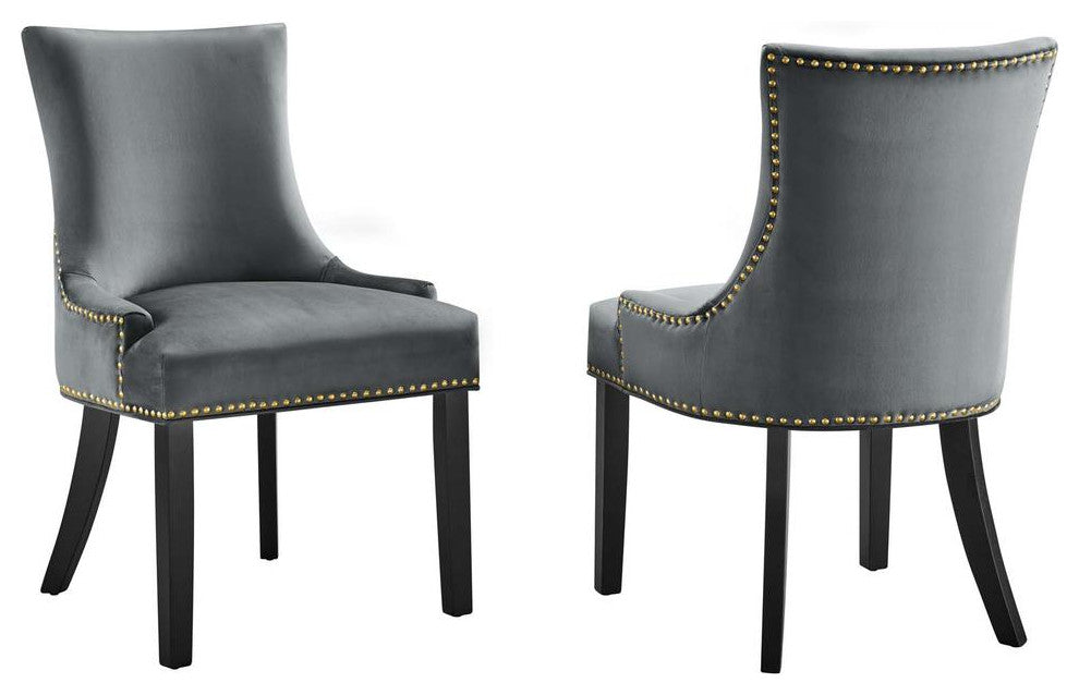 Marquis Performance Velvet Dining Chairs - Set of 2