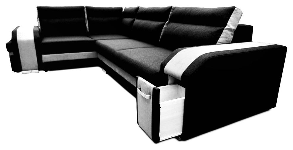 LUCIAN Sectional Sleeper Sofa, Left