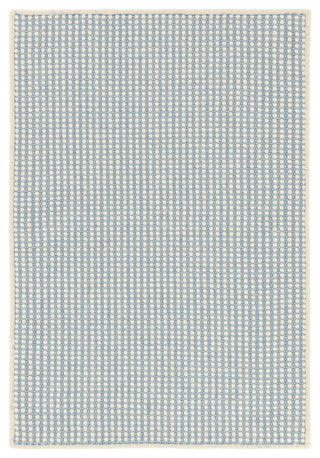 Dash & Albert Pixel Sky Woven Sisal/Wool Rug, Blue, Runner-2'6" x 8'