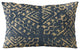 Plutus Blue Diamonds Luxury Throw Pillow, 20"x30"