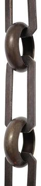 RCH Hardware Brass Rectangle Chandelier Chain, Various Finishes, Bronze, U40