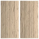 Rustic 4 Board Joined B-N-B Faux Wood Shutters, Hand Hewn, 22x90"