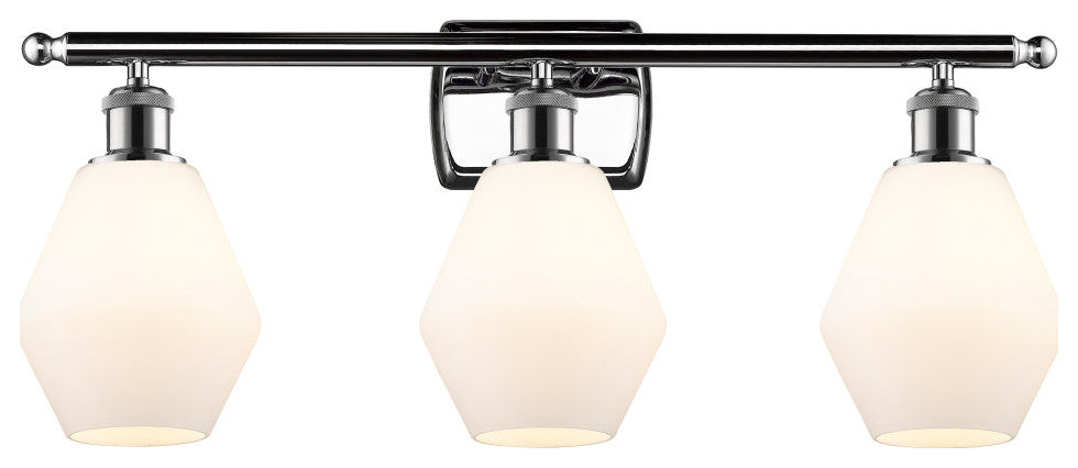 Innovations 516-3W-PC-G651-6-LED 3-Light Bath Vanity Light, Polished Chrome