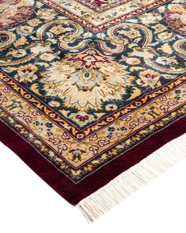Mogul, One-of-a-Kind Hand-Knotted Area Rug Purple, 10' 5" x 13' 6"