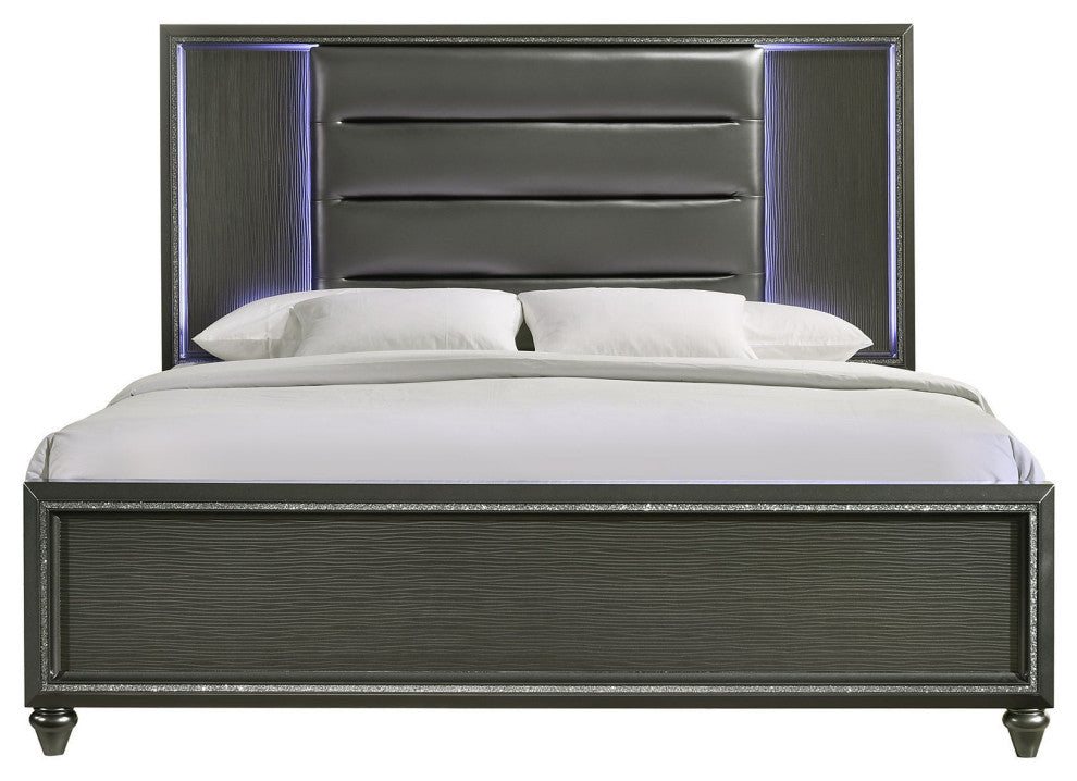 Picket House Furnishings Faris Panel Bed in Black