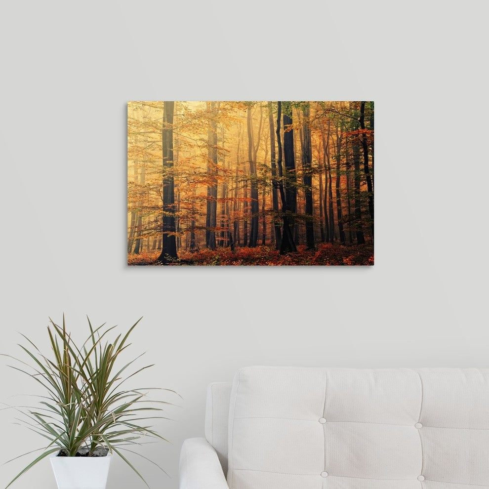 "Meet me in the Morning" Wrapped Canvas Art Print, 24"x16"x1.5"