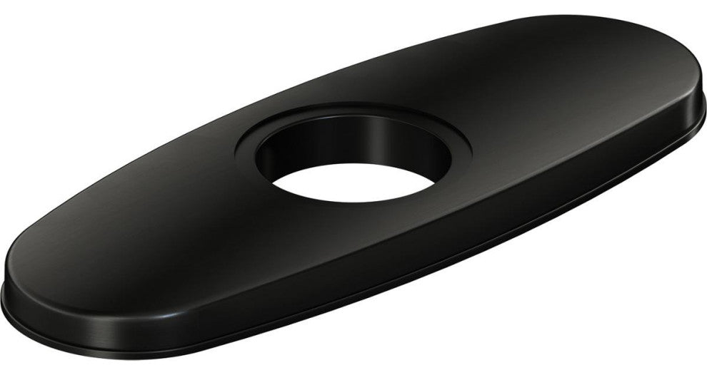 LK135BK Elkay 3-Hole Bar Faucet Deck Plate/Escutcheon, Black Stainless (BK)