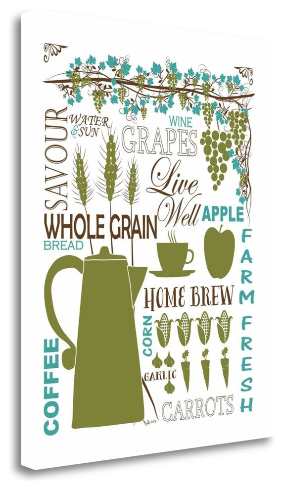 "Culinary Love 2" By Leslie Fuqua, Giclee Print on Gallery Wrap Canvas