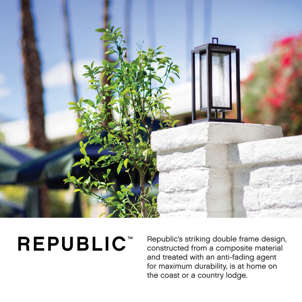 Hinkley Republic Outdoor Pier Mount, Oil Rubbed Bronze