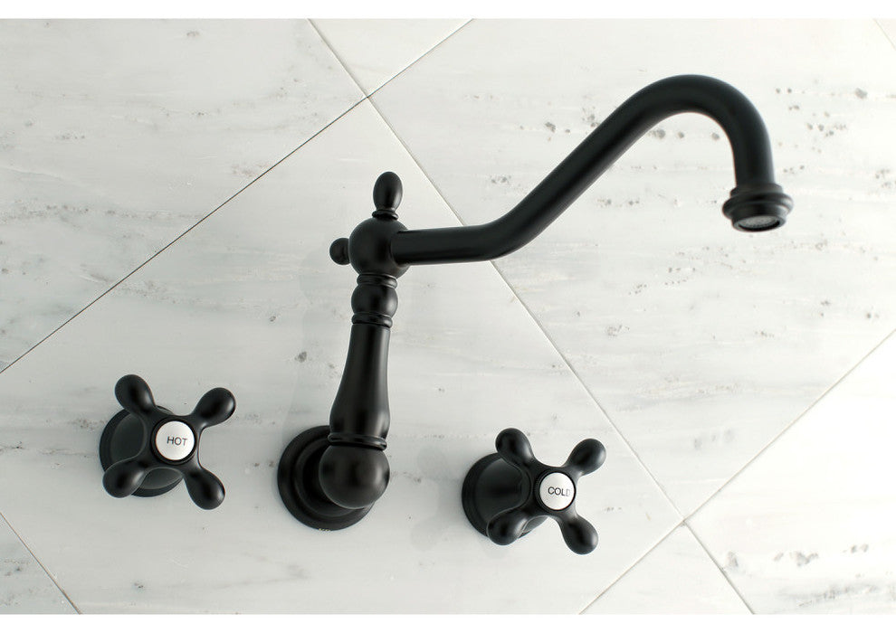 Kingston Brass Wall Mount Tub Faucet, Oil Rubbed Bronze