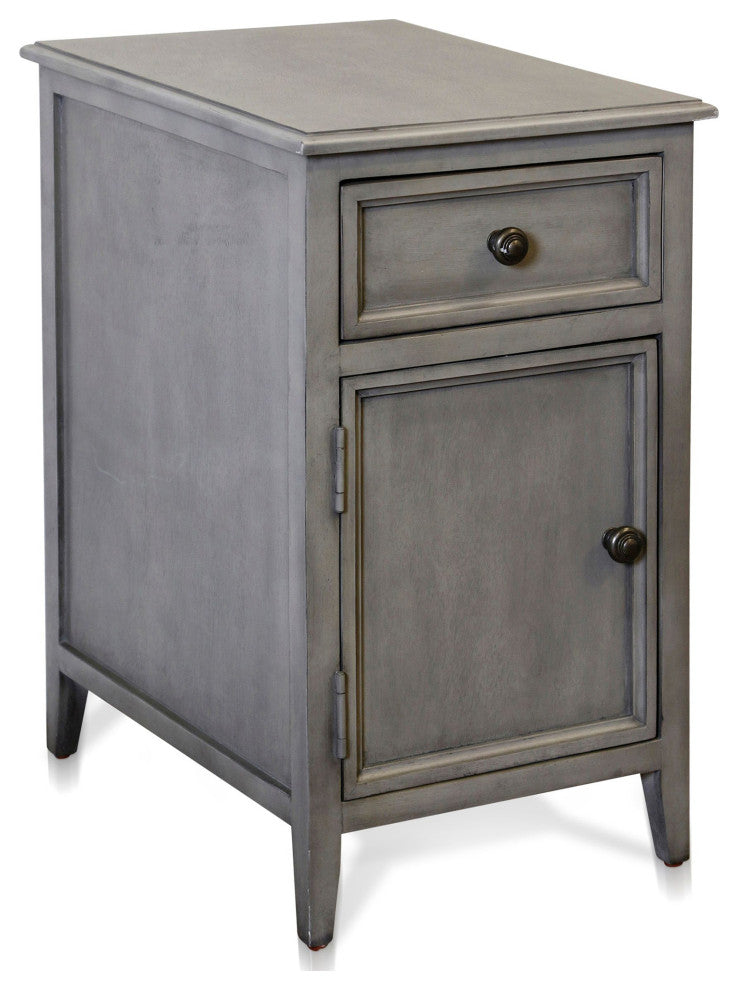 Vintage Gray Side Table 15"Wx25"H19"D