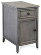 Vintage Gray Side Table 15"Wx25"H19"D