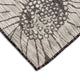 Carmel Sunflower Field Indoor/Outdoor Rug, Black, 6'6"x9'3"